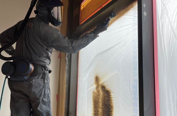 Herstellen en overspuiten aluminium kozijnen Leusden